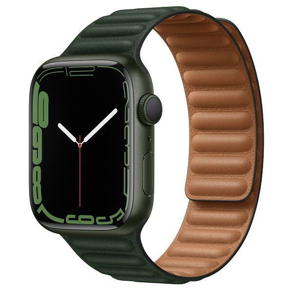 Apple Watch Series (45mm, GPS, Green leather link) – HKarim Buksh