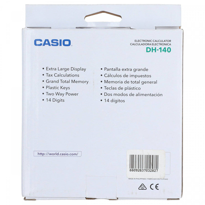 Casio Wide -Format Keypad DH-140 Grey - HKarim Buksh