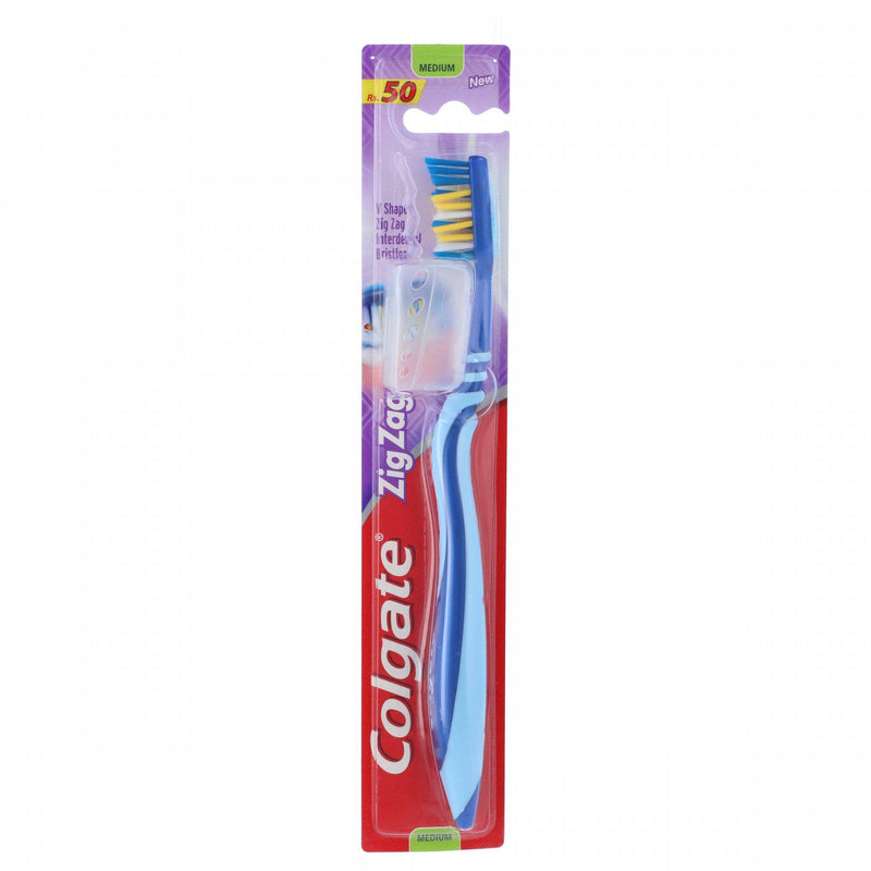 Colgate Zig Zag Toothbrush Medium - HKarim Buksh