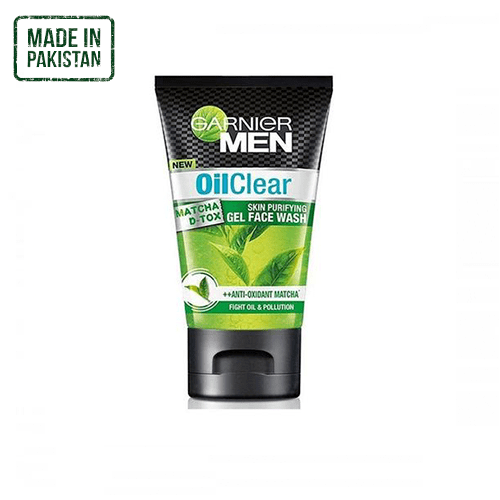 Garnier Men Oil Clear Match D tox Skin Purifying Face Wash 100ml