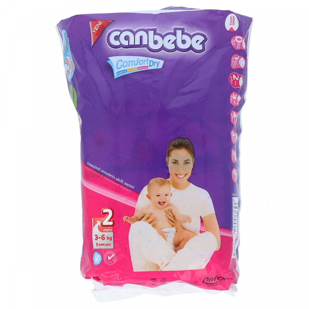 Canbebe Diapers Mini (3 to kg) 9Pcs – HKarim Buksh