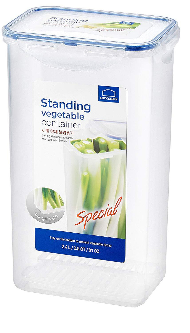 STANDING VEGETABLE CONTAINER 2.4L - WITH TRAY - HKarim Buksh