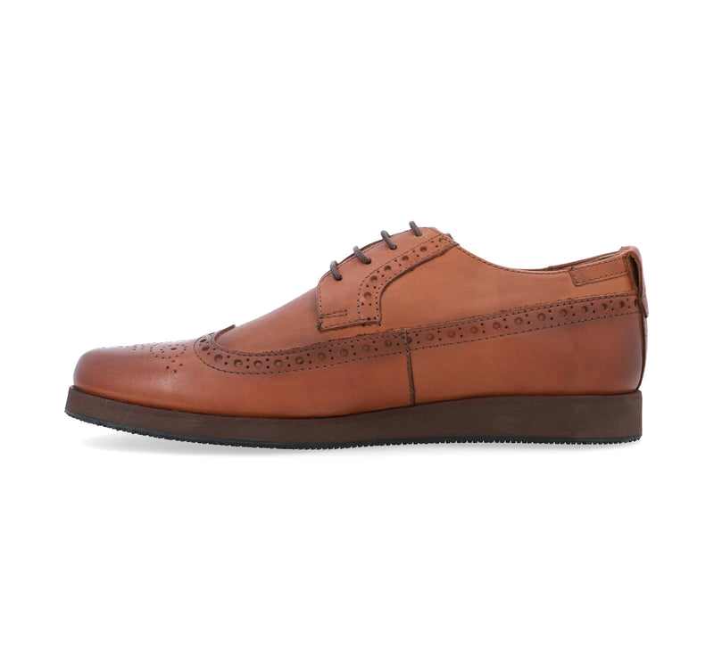 Barefoot Brown Oxford Lace Up For Men 1004 - HKarim Buksh