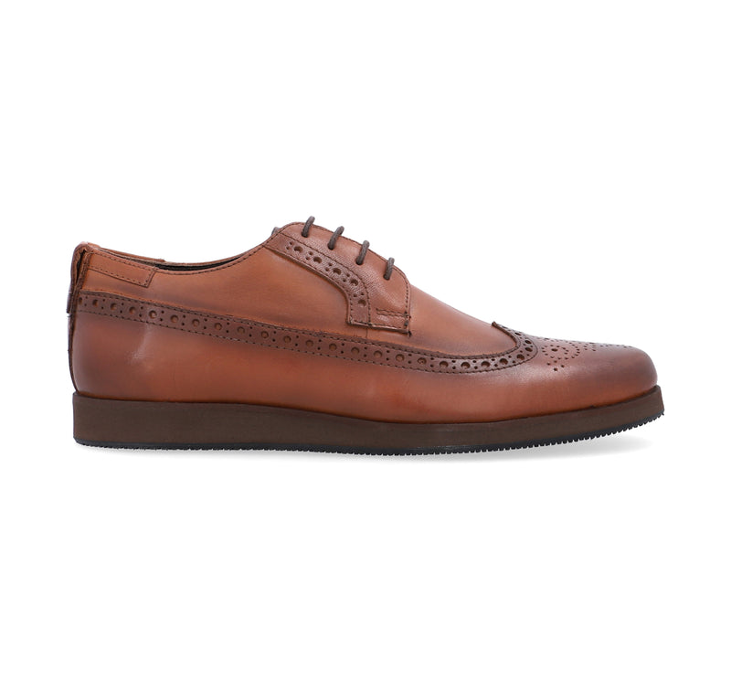 Barefoot Brown Oxford Lace Up For Men 1004 - HKarim Buksh
