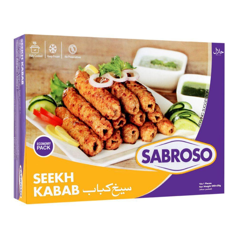 Sabroso Seekh Kabab 18 Pc 540 Gm - HKarim Buksh
