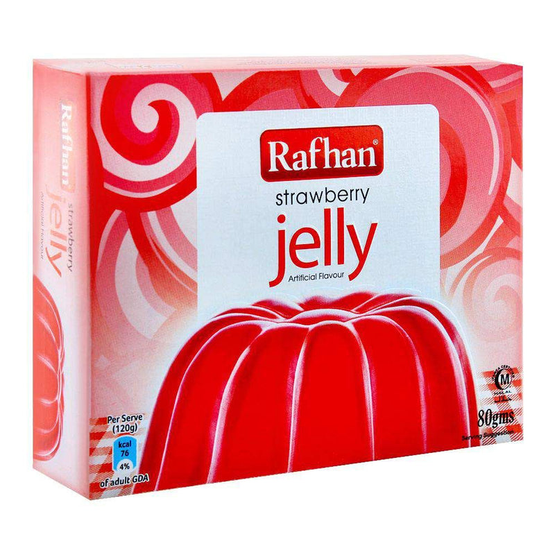 Rafhan Strawberry Jelly 80gm - HKarim Buksh