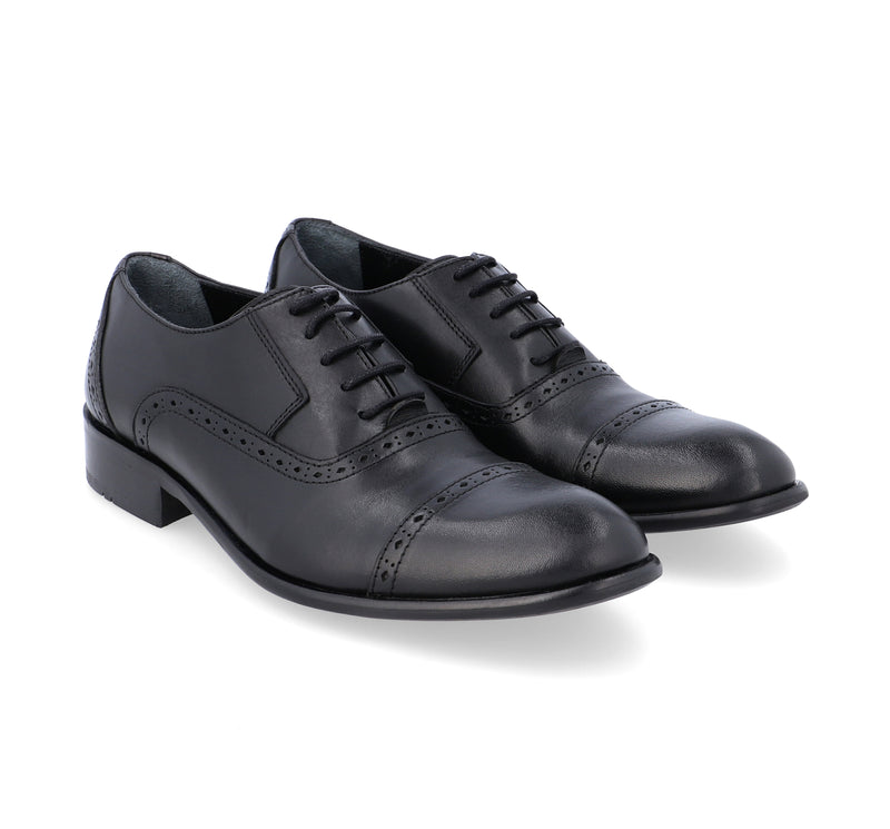 Barefoot Black Formal Oxford For Men 3870-BL - HKarim Buksh