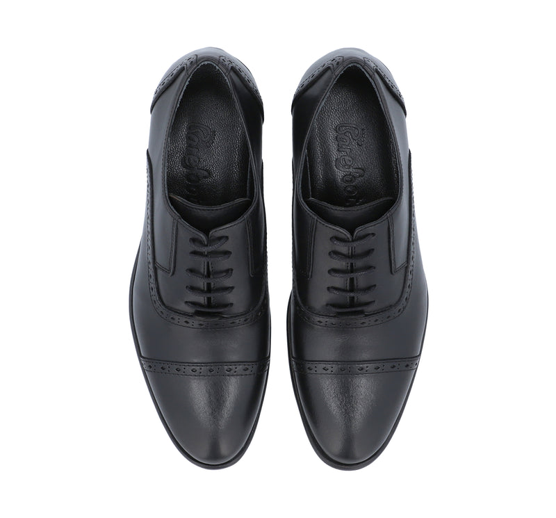 Barefoot Black Formal Oxford For Men 3870-BL - HKarim Buksh