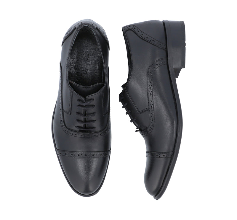 Barefoot Black Formal Oxford For Men 3870-BL - HKarim Buksh