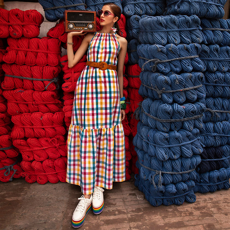 Picnic Date Sleeveless Dress - HKarim Buksh