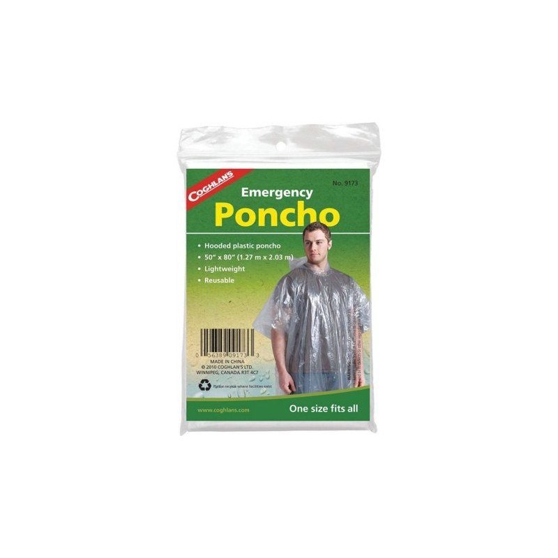 Emergency Poncho 50” X 80” (127 Cm X 203 Cm) - HKarim Buksh