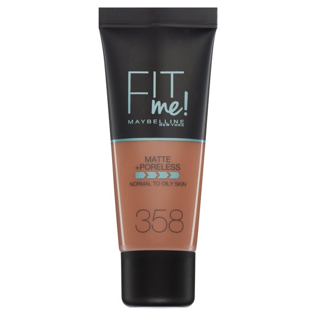 Maybelline New York Fit Me Liquid Foundation Matte & Poreless - 358 Latte - HKarim Buksh