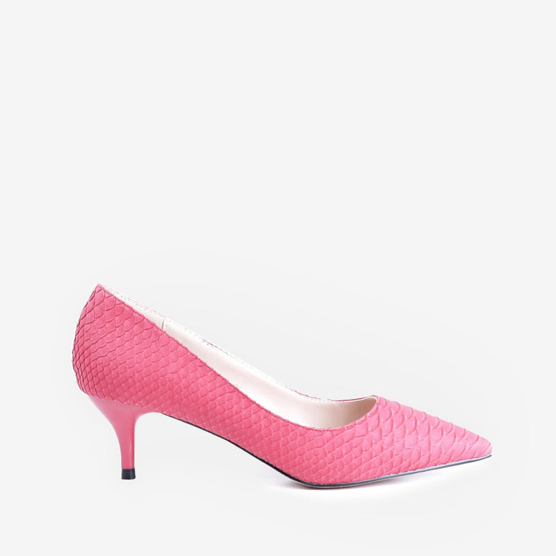 Mabel French Raspberry Shoes - HKarim Buksh