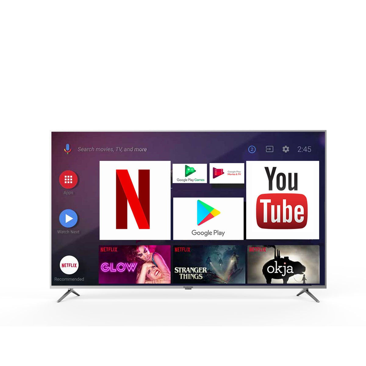 Changhong Ruba U70H7Ti Android 9.0 4K Uhd Smart Led Tv Silver 70