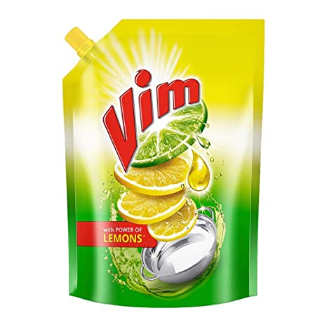 Vim Dishwash Gel Lemon Refill Pouch 750ml - HKarim Buksh