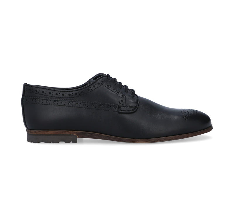 Barefoot Black Formal Perforation For Men 6207 - HKarim Buksh