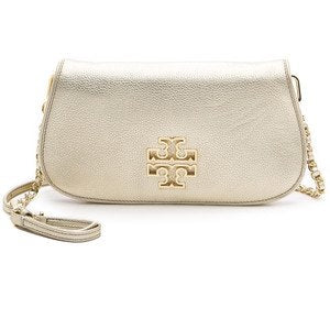 Tory Burch Women Bag Uni Britten Clutch Silver - HKarim Buksh