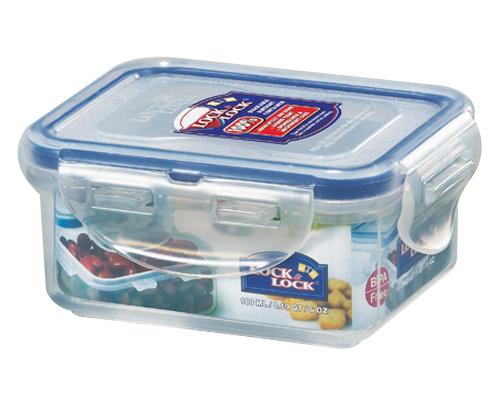 Lock & Lock Rectangular Short Food Container 180Ml