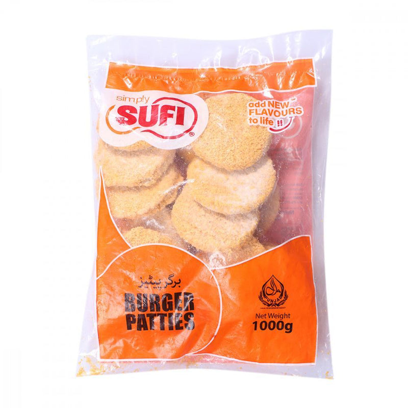 Sufi Burger Patties 1000G - HKarim Buksh