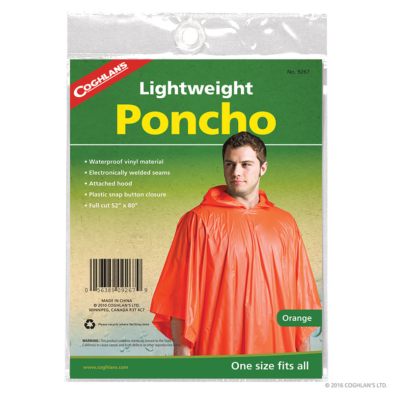 Cog Poncho-Orange - HKarim Buksh