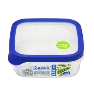 DUALOCK SQUARE - 550ML - BLUE - HKarim Buksh