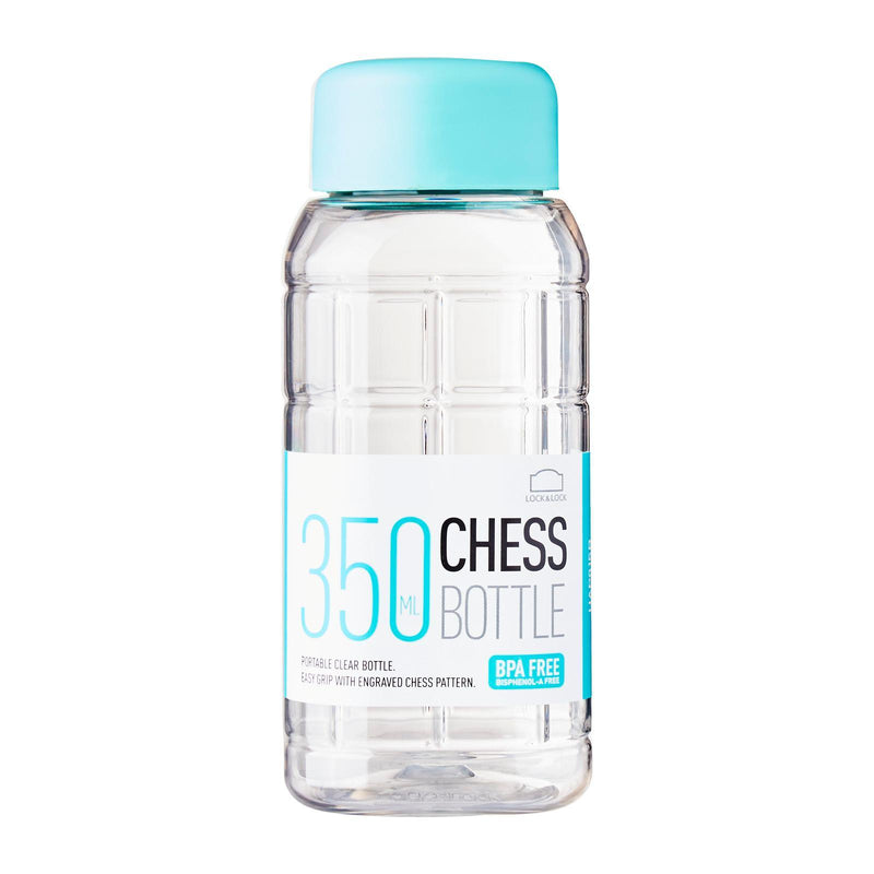 CHESS WATER BOTTLE PET - 350ML - Blue - HKarim Buksh