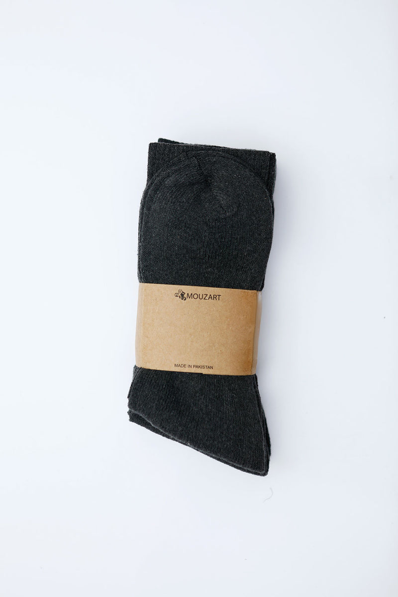Tennis Charcoal Socks (Pack Of 5) - HKarim Buksh