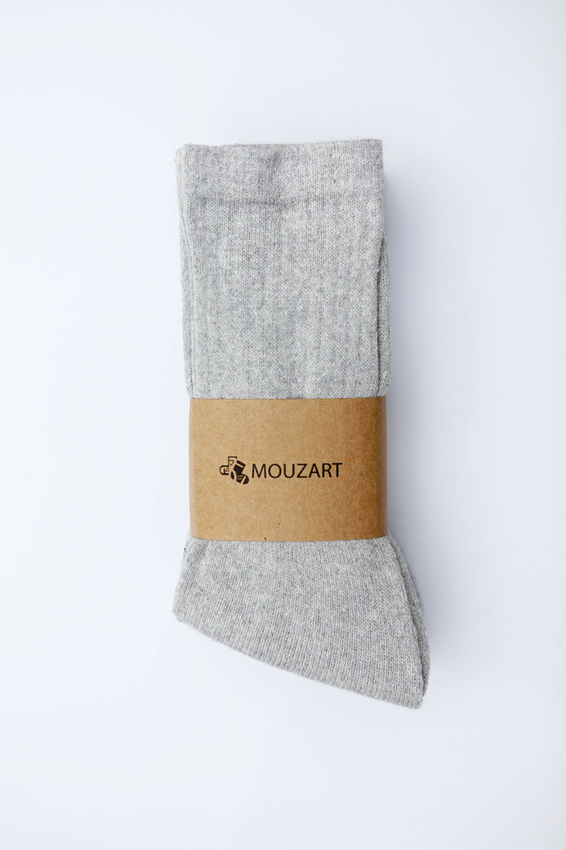 Tennis Light Grey Socks (Pack Of 5) - HKarim Buksh