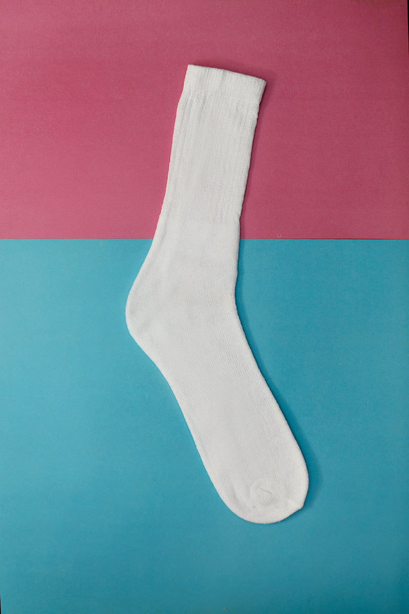 Tennis White Socks - HKarim Buksh