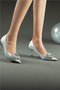 Anastasia Lavendar Grey Shoes - HKarim Buksh