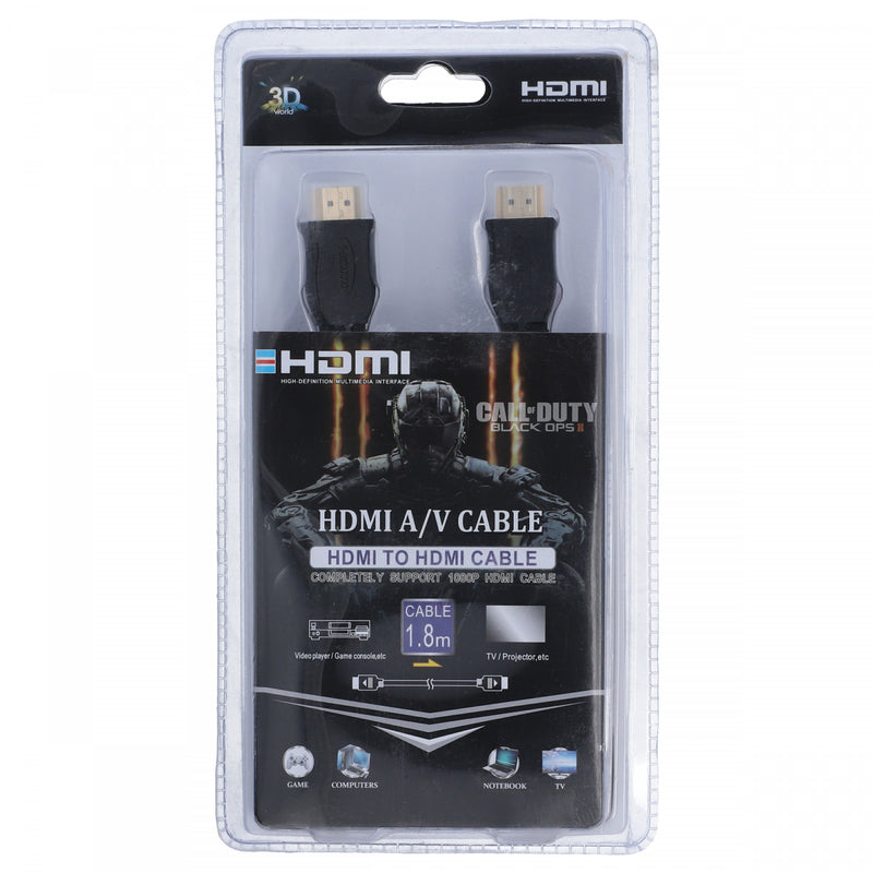 Call of Duty Hdmi To Hdmi Cable 1.8 Meter Black - HKarim Buksh