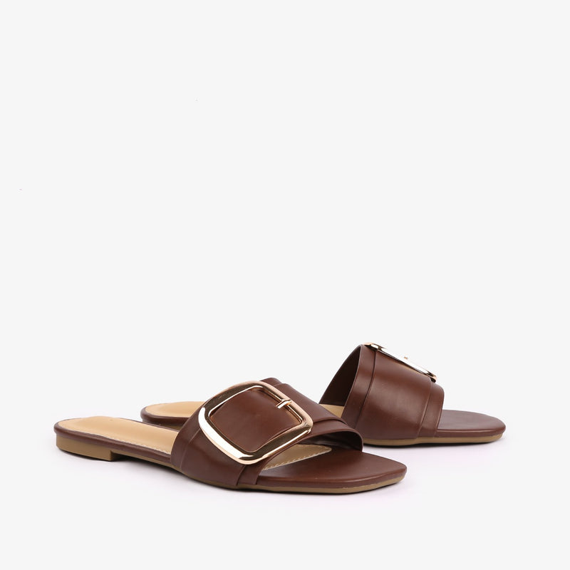 Carol Kitkat Brown Shoes - HKarim Buksh