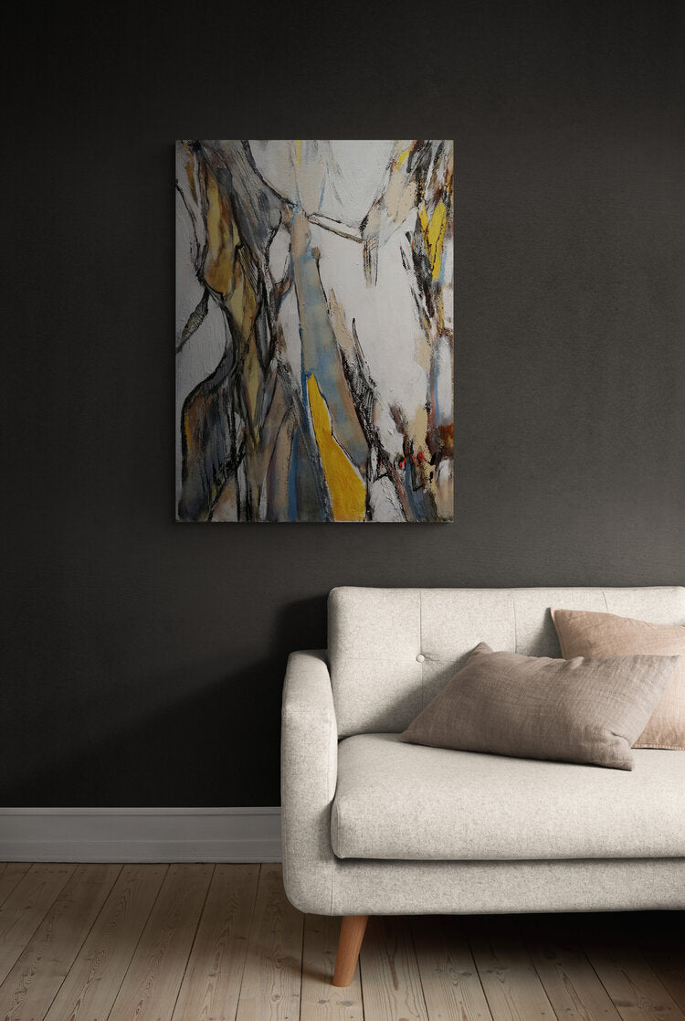 Abstract Yellow - HKarim Buksh