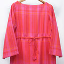 Poptart Sunset Plaid Long Dress - HKarim Buksh