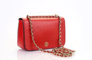 ROBINSON' ADJUSTABLE CHAIN SHOULDER BAG Red - HKarim Buksh