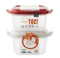 Lock & Lock Easy Toc Container 2P Set White 540Ml