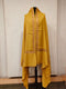 Mustard Pink Pashmina Border Embroidery Shawl - HKarim Buksh