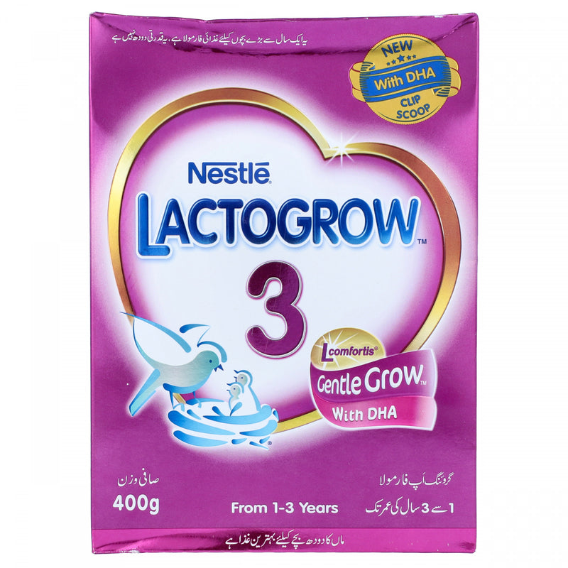Nestle Lactogrow 3 1-3 years 400g - HKarim Buksh