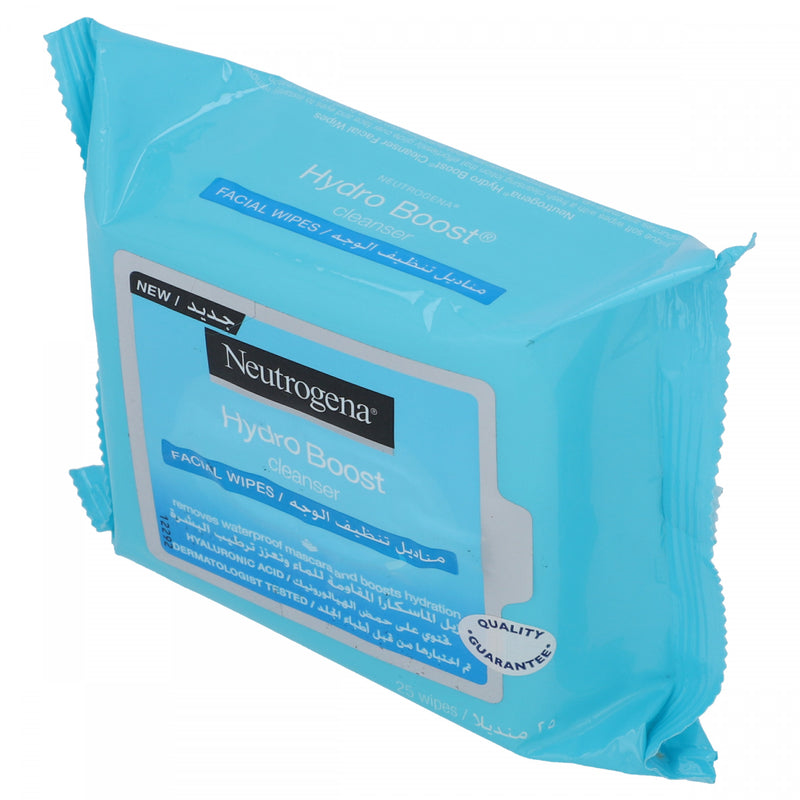 Neutrogena Hydro Boost Cleanser 25 Wipes - HKarim Buksh