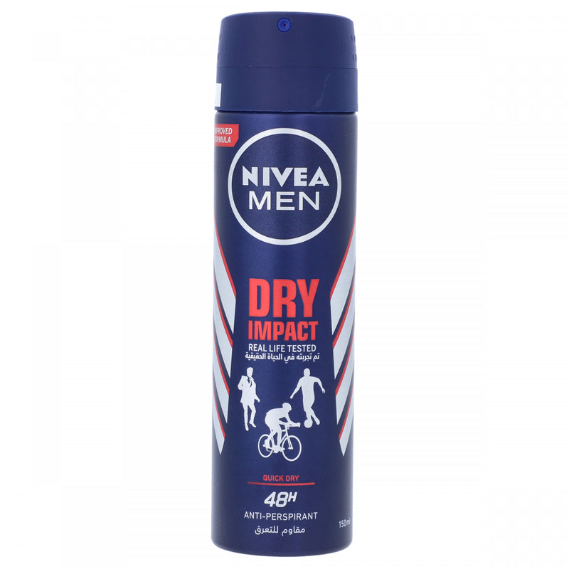 Nivea Men Dry Impact Anti-Perspirant 150ml - HKarim Buksh