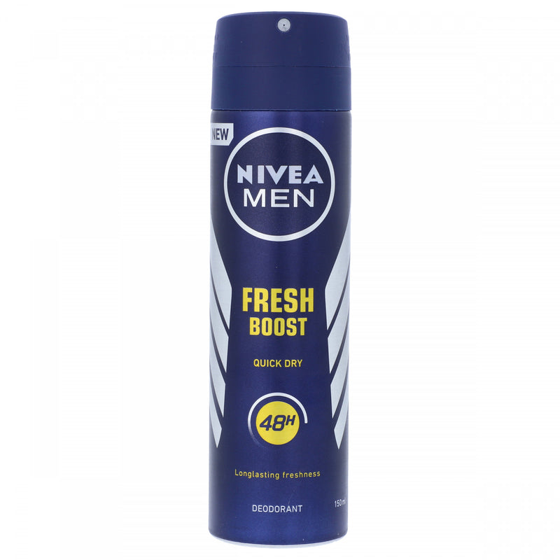 Nivea Men Fresh Boost Deoderant 150ml - HKarim Buksh