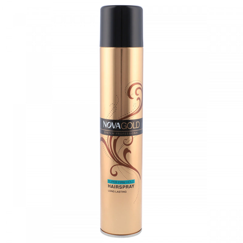Nova Gold Super Firm Hold Hair Spray 400ml - HKarim Buksh