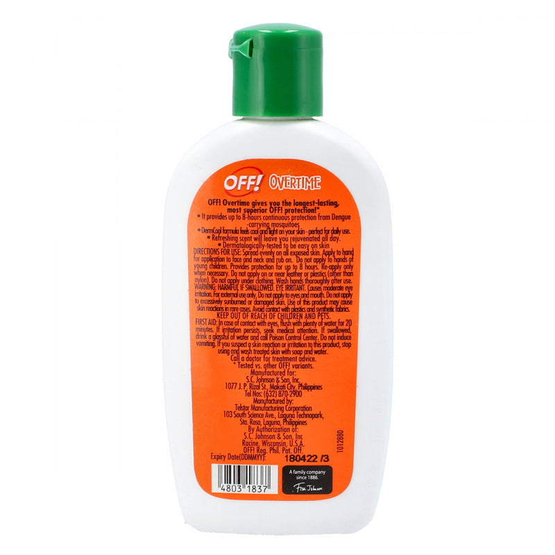 OFF! Over Time Insect Repellent Lotion 50ml - HKarim Buksh