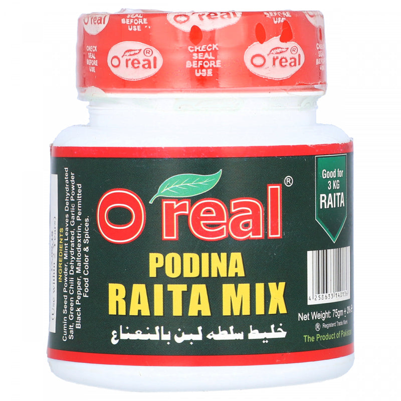 O Real Podina Raita Mix 75g - HKarim Buksh