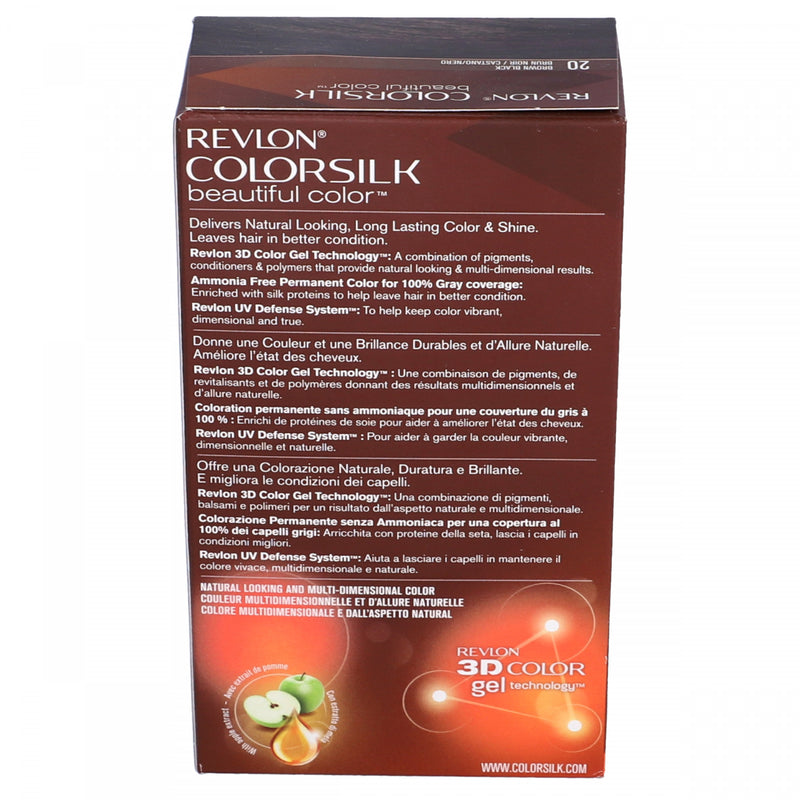Revlon ColorSilk 20 Brown Black - HKarim Buksh