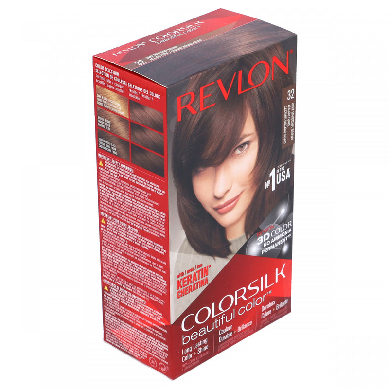 Revlon Dark Mahogany Brown 32 Color Silk Hair Color - HKarim Buksh