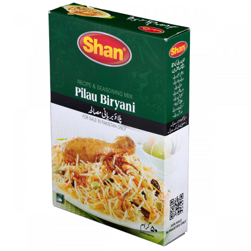 Shan Recipe & Seasoning Mix Pilau Biryani 50g - HKarim Buksh