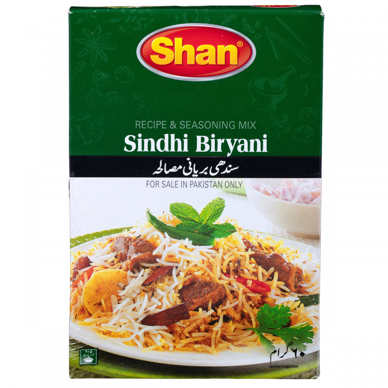 Shan Recipe & Seasoning Mix Sindhi Biryani Masala 60g - HKarim Buksh