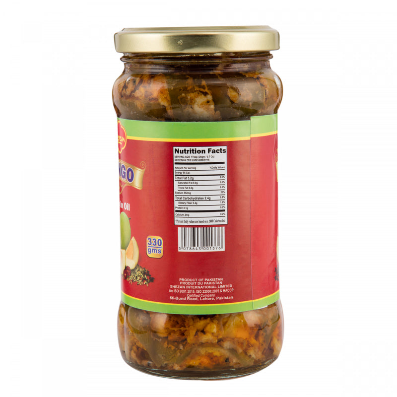 Shezan Mango Pickle in Oil 330g - HKarim Buksh