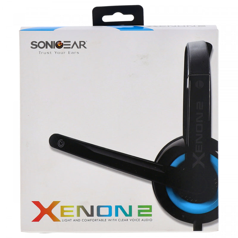 Sonicgear Headset Xenon-2 Black - HKarim Buksh